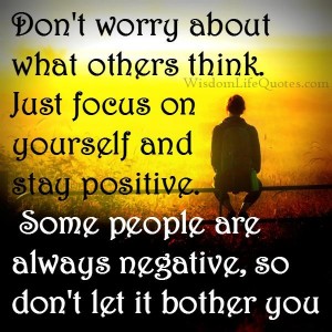 Positive people also have negative thoughts | Wisdom Life Quotes