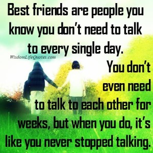 Those people you don’t need to talk to each other for weeks | Wisdom ...