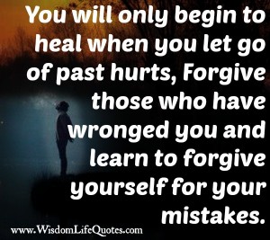 You will only begin to heal when you let go of past hurts | Wisdom Life ...